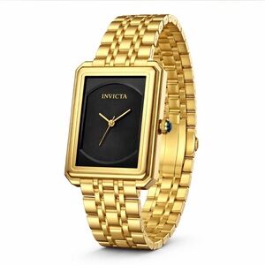 Invicta Luxurious Gold and Black Timepiece